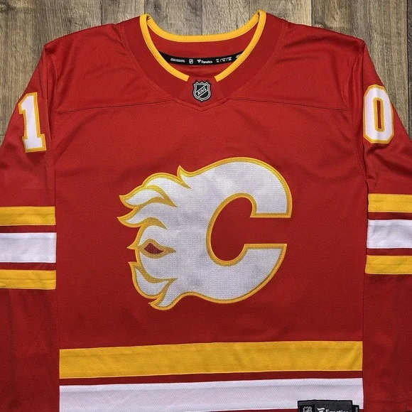 New Calgary Flames Jonathan Huberdeau Fanatics NHL Hockey Home Jersey Sz XL $175